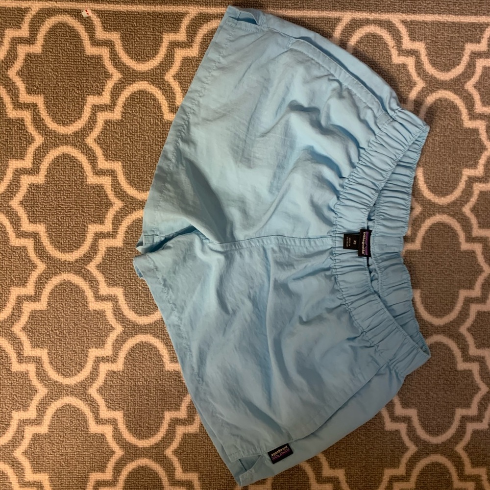 Blue women’s Patagonia shorts